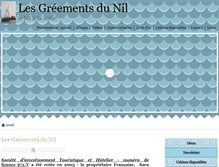 Tablet Screenshot of les-greements-du-nil.com